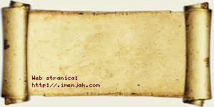 Dijana Dedijer vizit kartica